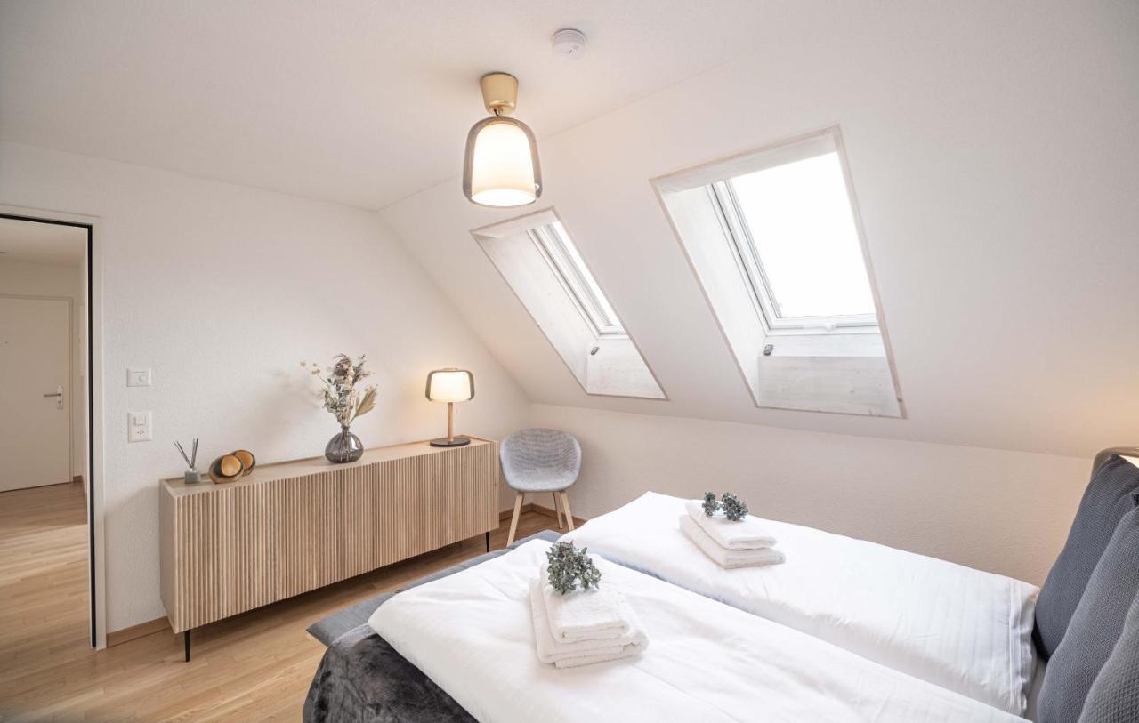 Ferienwohnung Modern 3Bdr Duplex With Skyroof In Trendy Zurich West Exterior foto